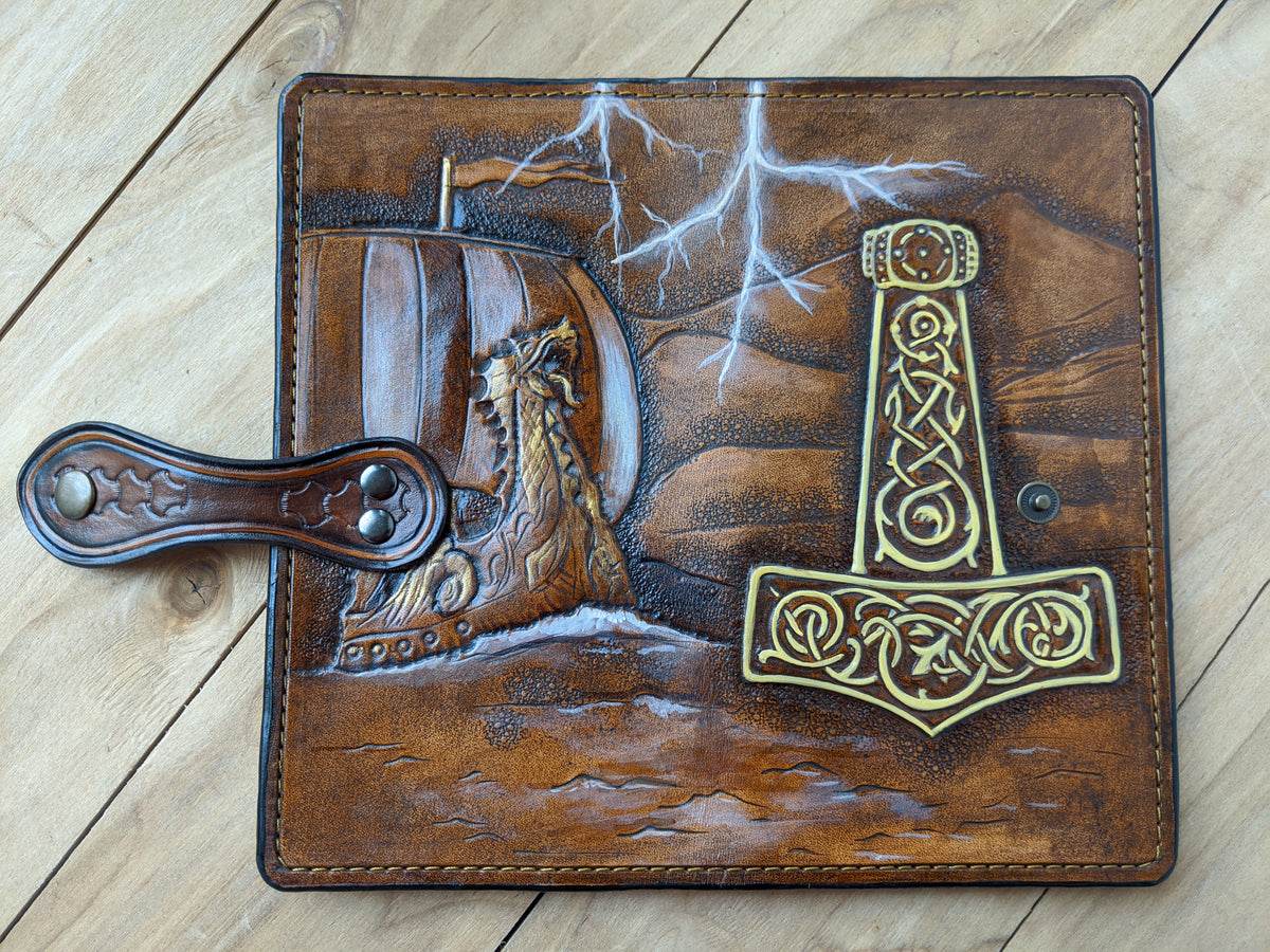 M2R4, Thor Hammer Mjolnir & Viking Longship Drakkar Wallet