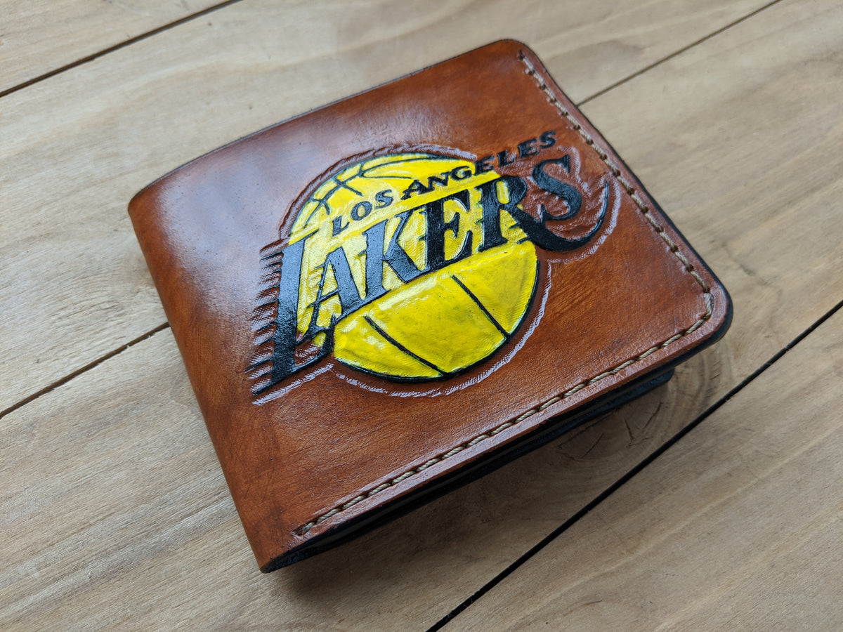M1V22, Basketball NBA Los Angeles Lakers Leather Wallet