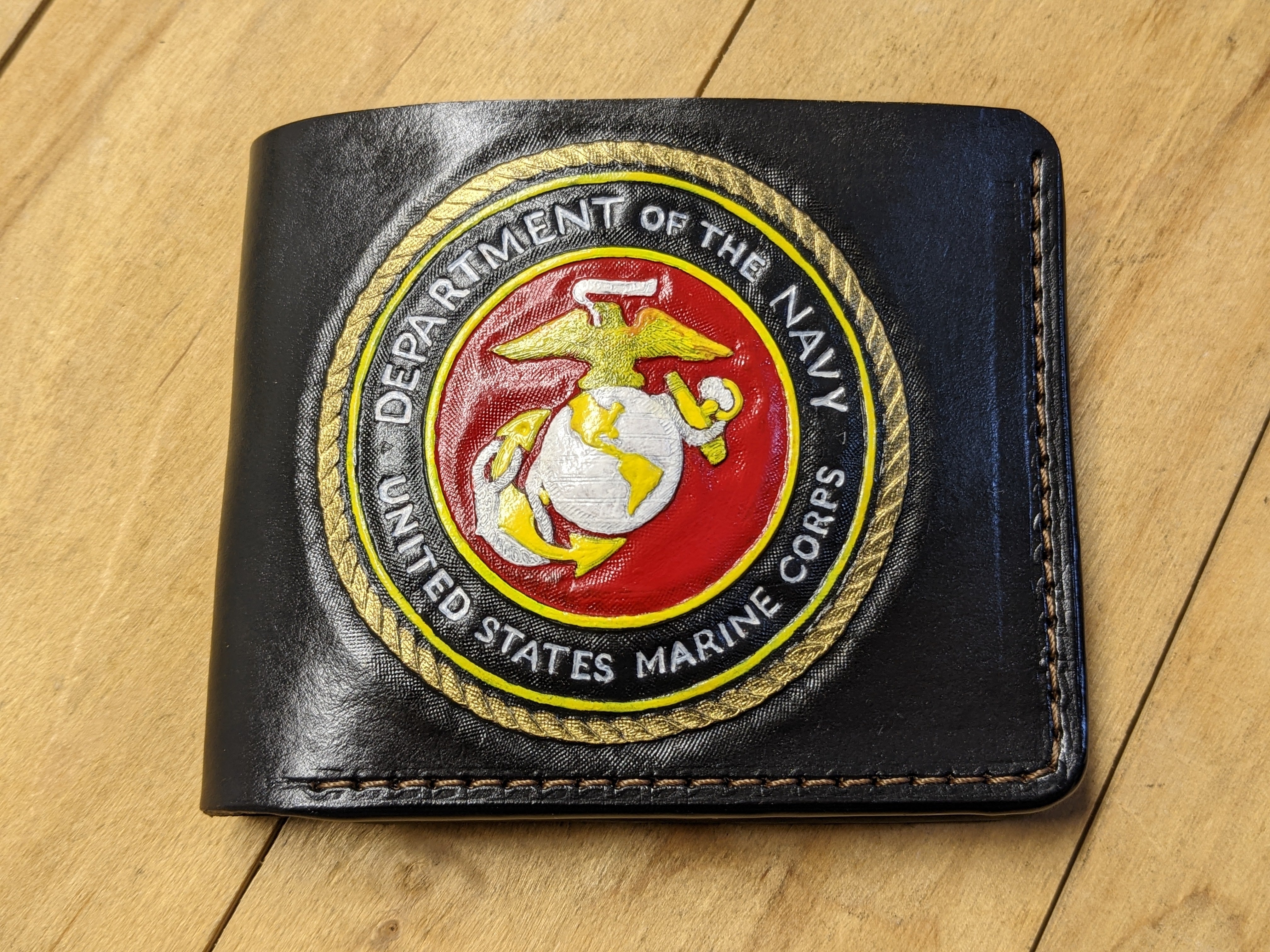 M1V23, United States Navy-Marine Corps USMC Leather Wallet