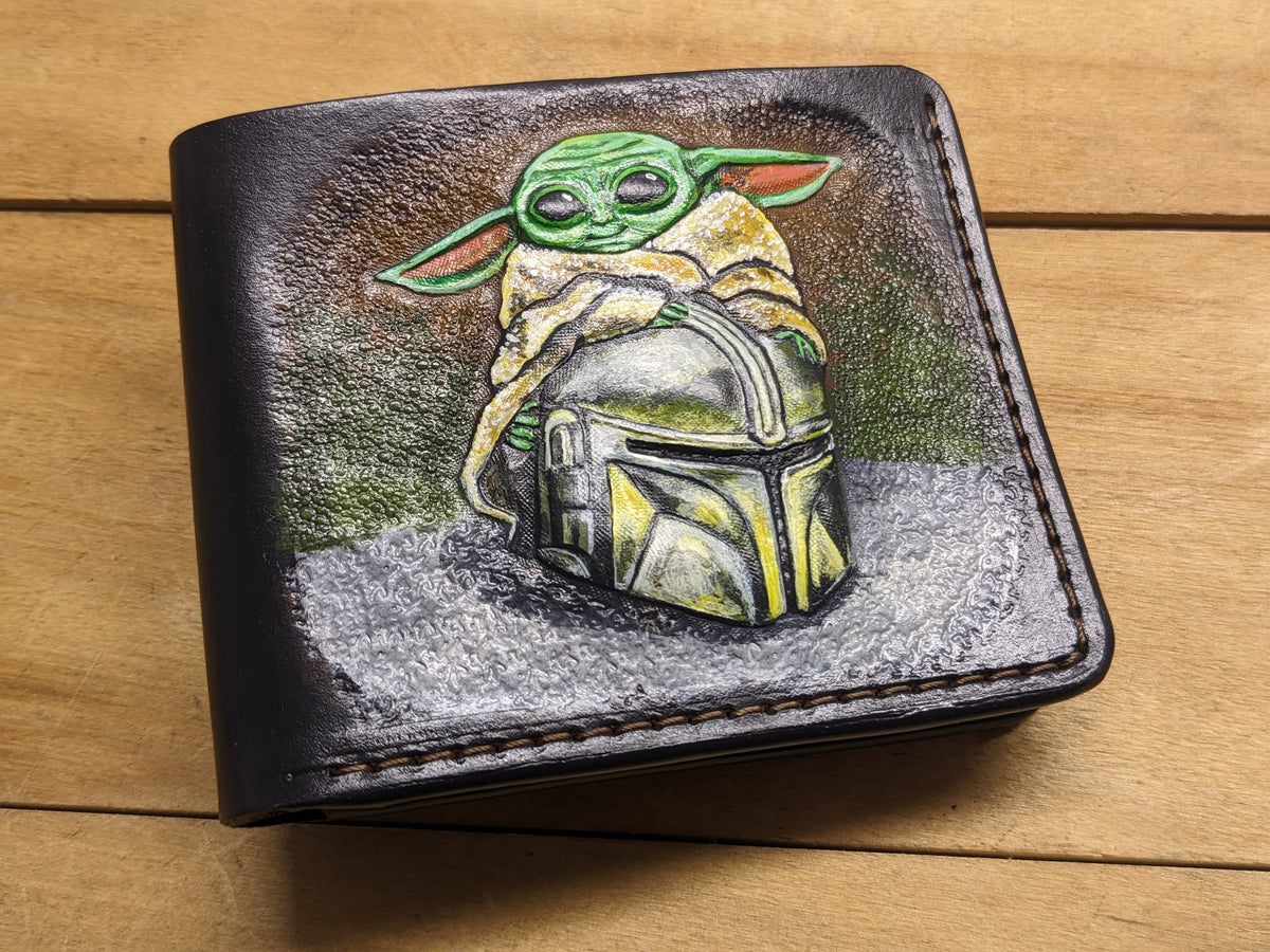 M1M14, Baby Yoda, Mandalorian & Boba Fett Star Wars Wallet