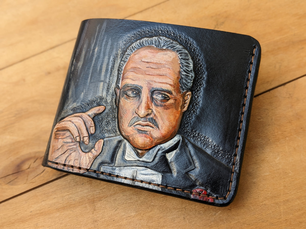 M1M13, Vito Corleone Godfather, Marlon Brando Leather Wallet