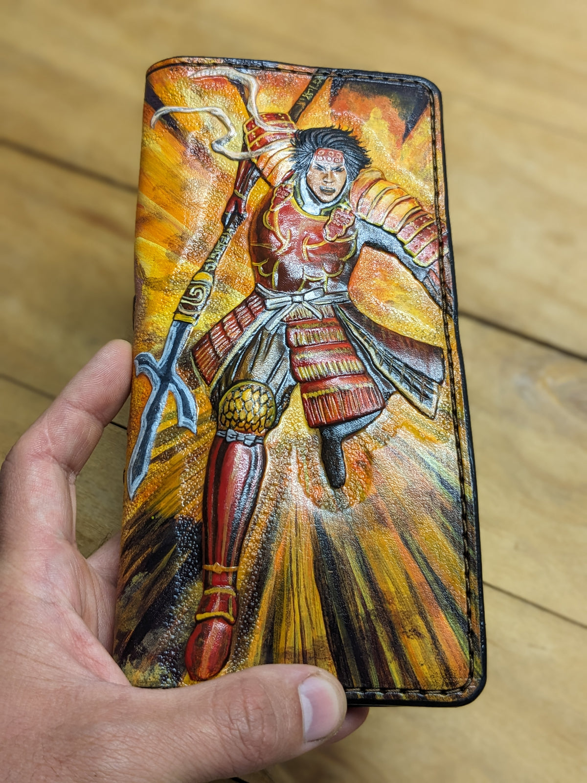 M2Q11, Japanese Sword Katana & Samurai Yukimura Sanada Wallet