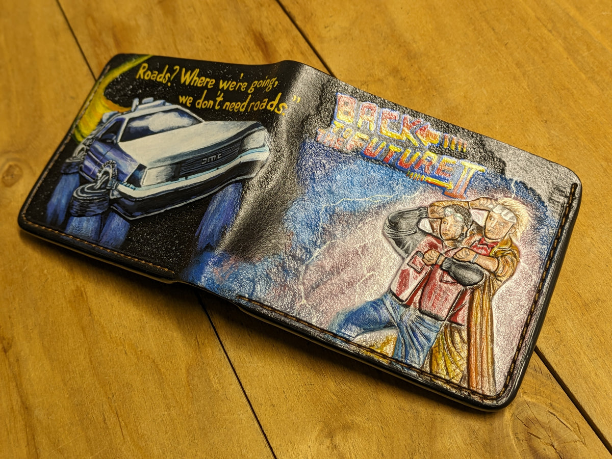 M1M3, Back to the Future DeLorean, Marty McFly Bifold Wallet