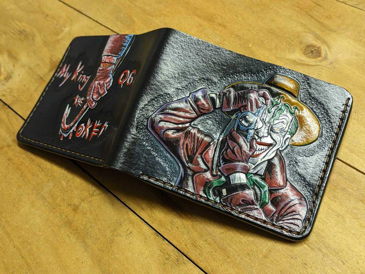 M1W23, Joker Photographer & Arthur Fleck Leather Wallet