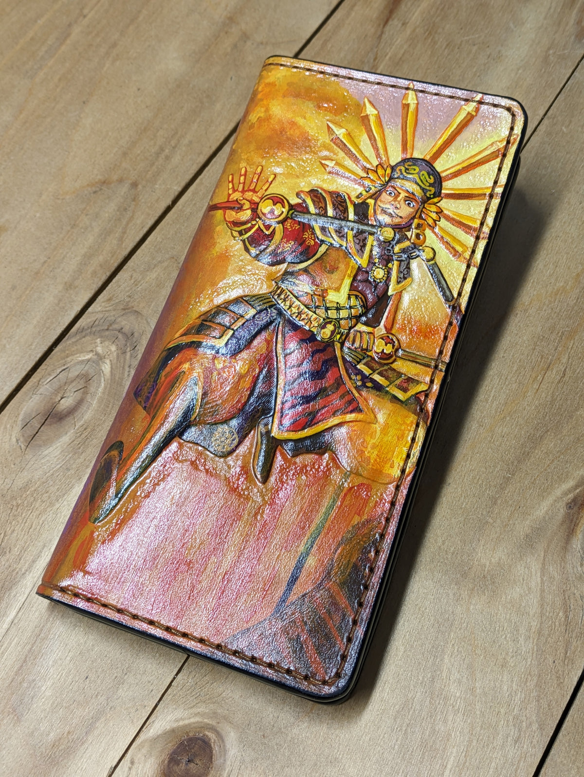 M2Q14, Japanese Sword & Samurai Hideyoshi Toyotomi Wallet