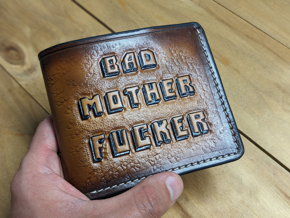 M1M28, Pulp Fiction & Bad Mother Fucker Leather Wallet