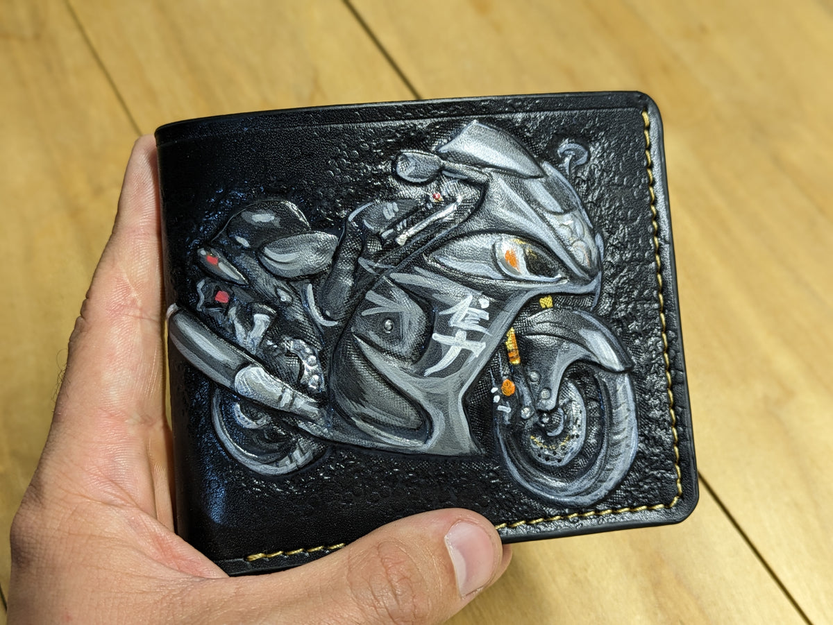 M1D6, Suzuki Hayabusa GSX1300R Motorcycle Leather Wallet