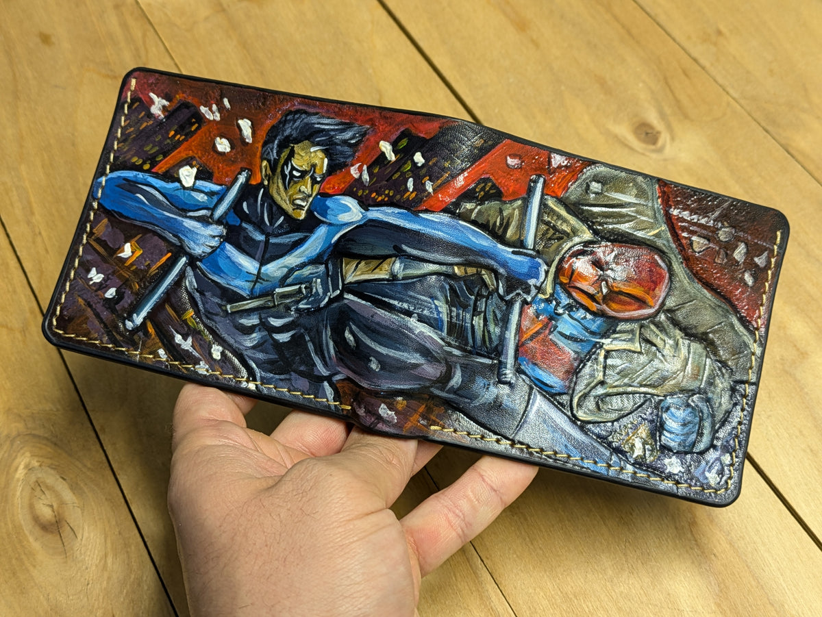 M1W24, Red Hood, Nightwing & Jason Todd Leather Wallet