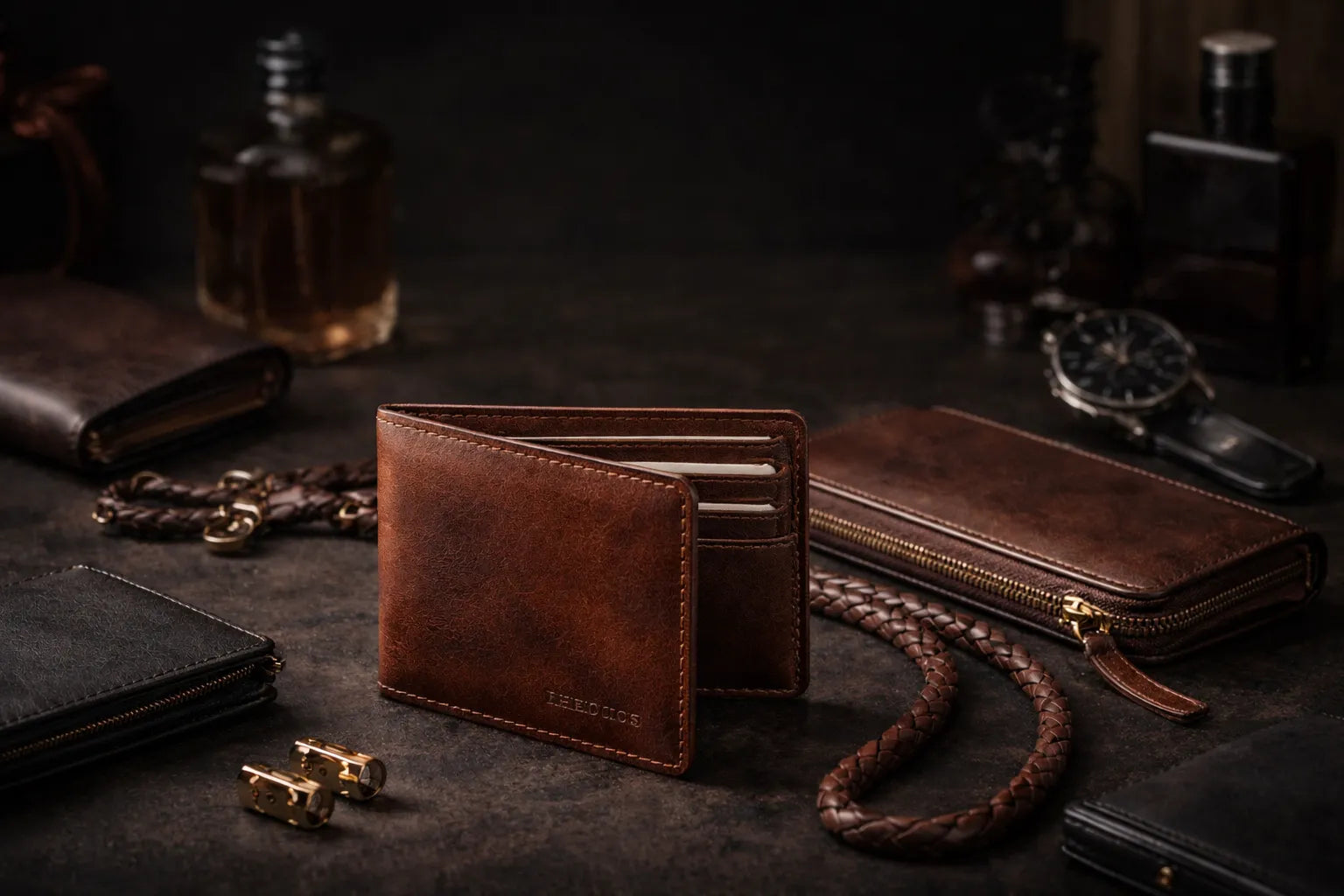 handmade full grain leather wallet for men premium quality