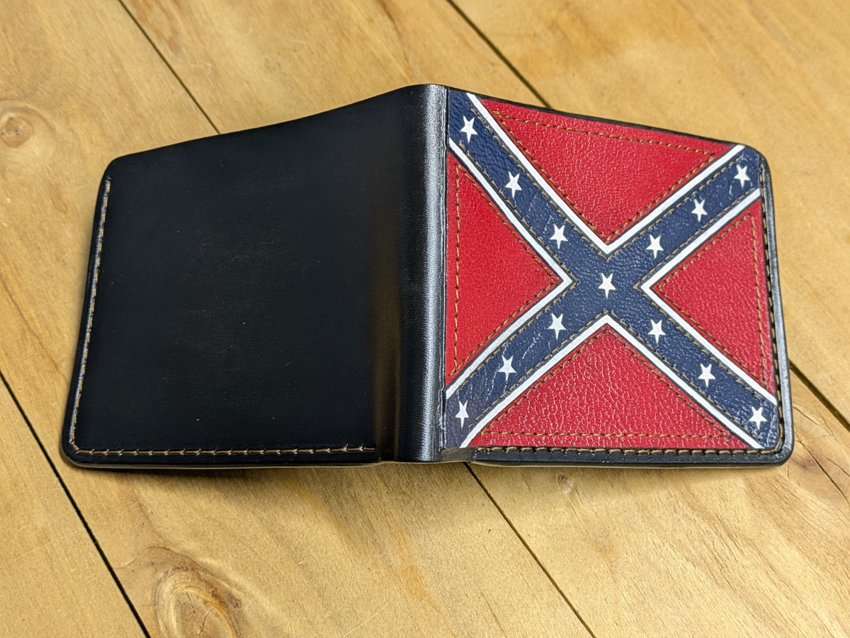 M1V25, USA Rebel Confederate States of America Flag Wallet - Theodoros