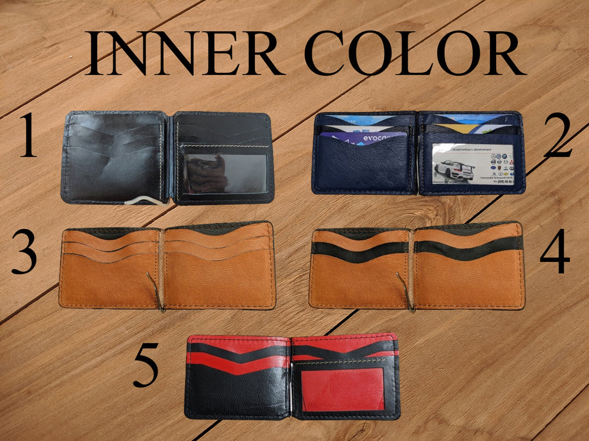 M3Q2, Viking Warrior Odin Skull & Runes Money Clip Wallet - Theodoros