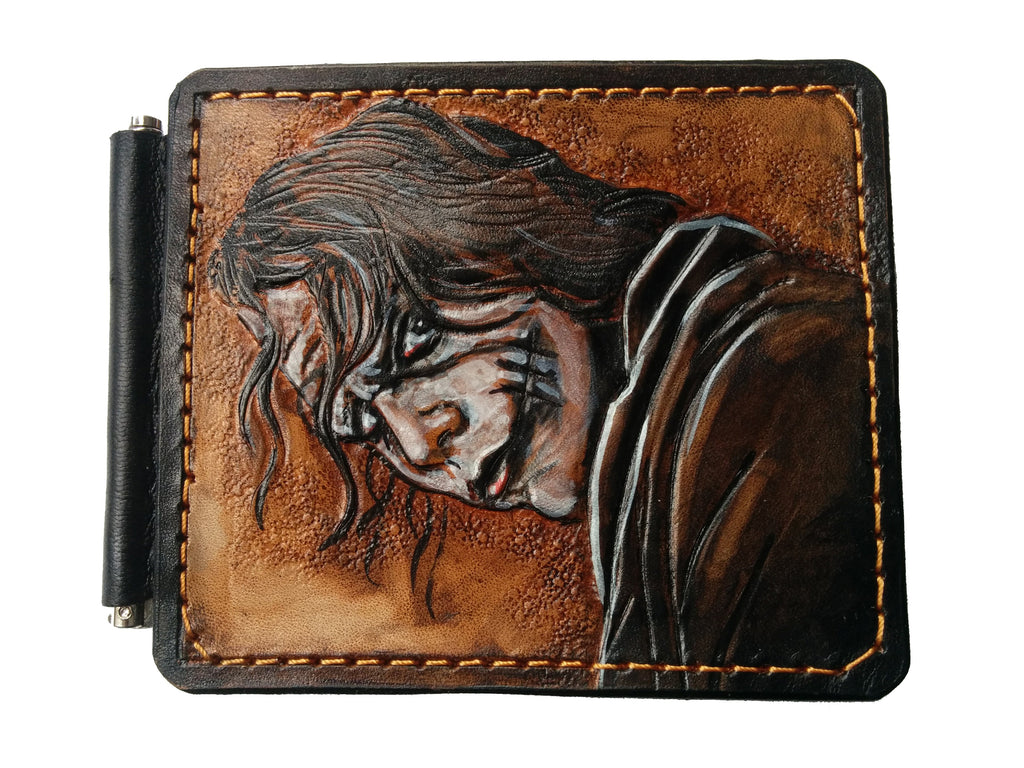 M3W1, Joker Leather Money Clip Wallet | Why So Serious – Theodoros Leather