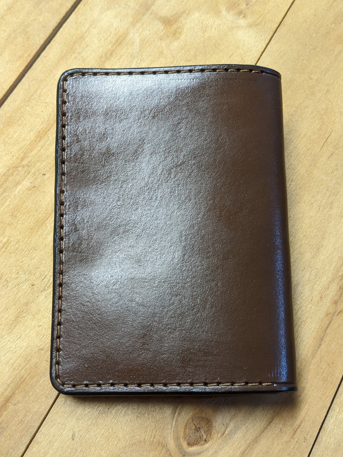 U1A1 Gray Wolf Embossed Leather Travel Passport Wallet - Theodoros