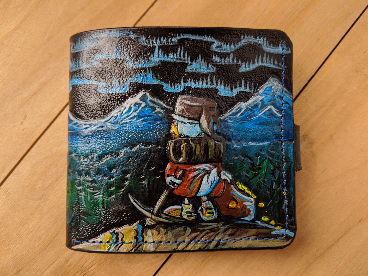 M1N1, Scrooge McDuck & Donald Duck Handmade Leather Wallet
