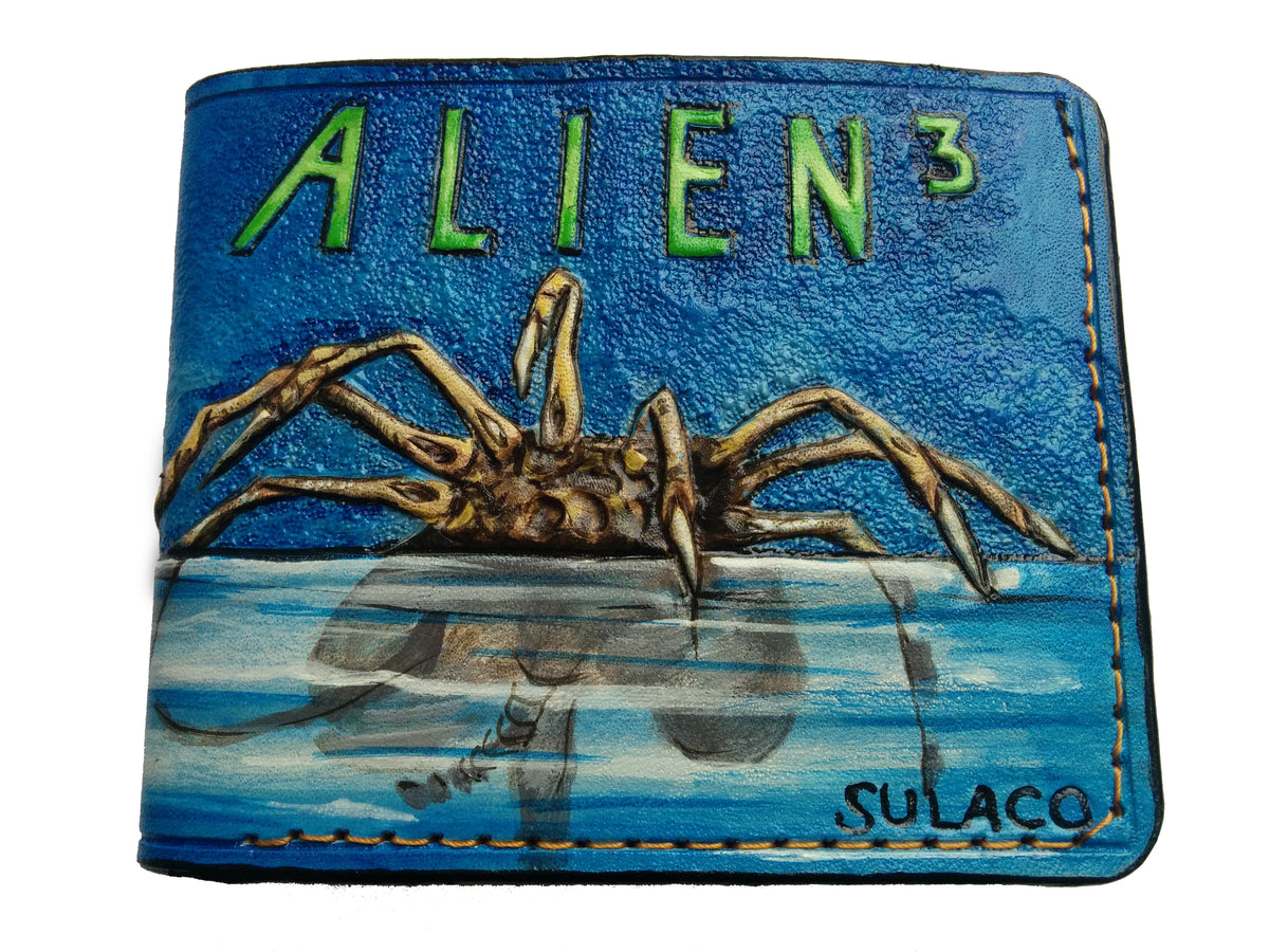 M1M19, Alien USS Sulaco, Predator & Xenomorph Leather Wallet