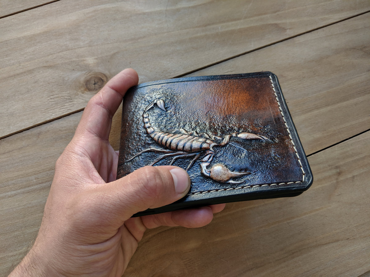 M1A13, Emperor Scorpion Deathstalker Bifold Leather Wallet
