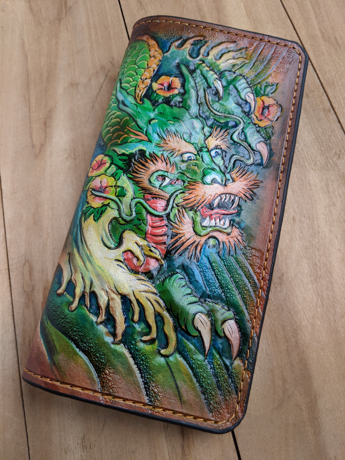 M2B2, Chinese Dragon King, Loong, Serpent Leather Wallet