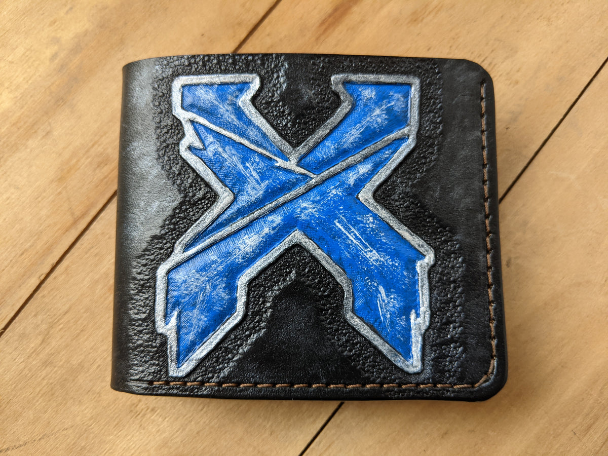 M1L4, Excision, DJ Handmade Embossed Bifold Leather Wallet