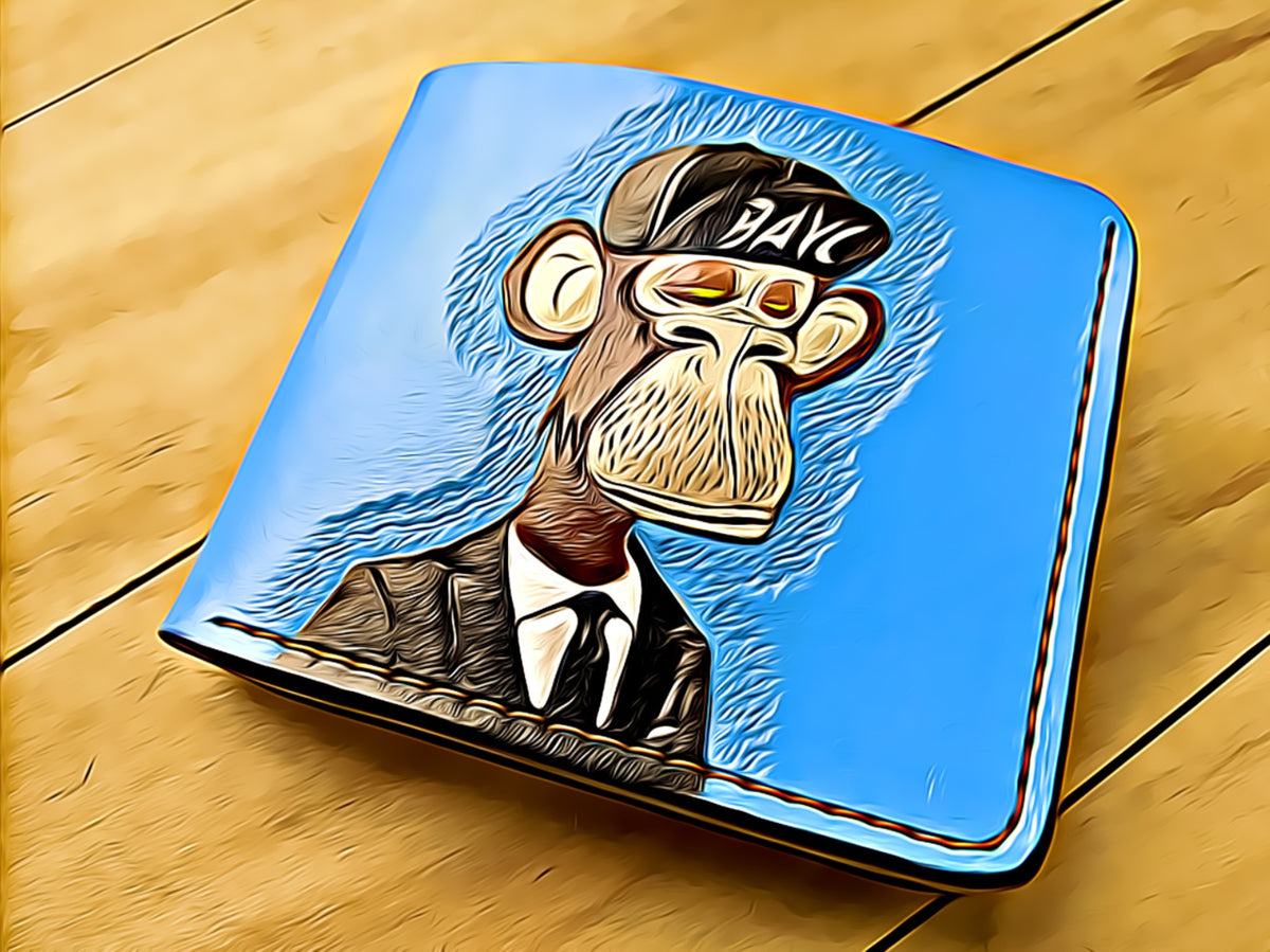 M1T1, Bored Ape Yacht Club BAYC NFT Cutom Leather Wallet