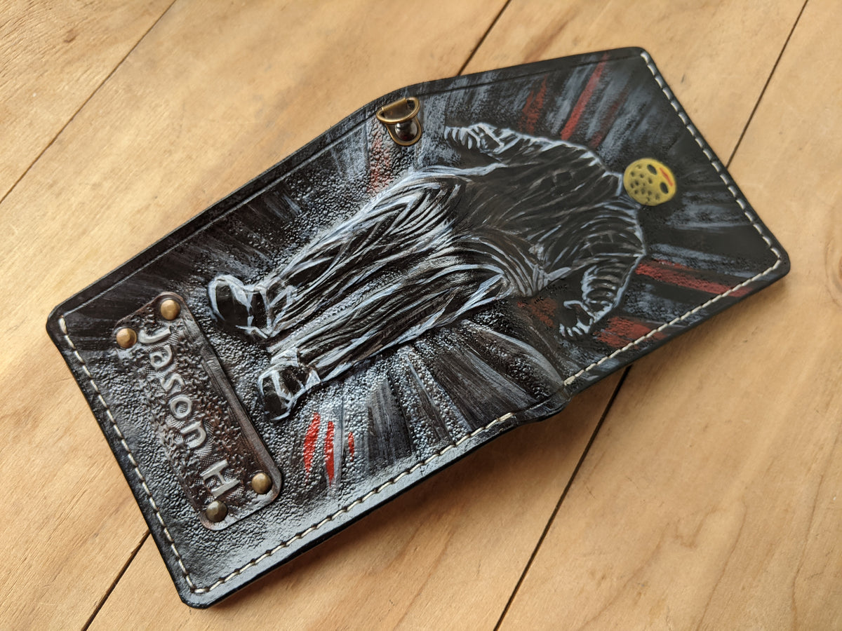 M1M5, Friday the 13th, Jason Voorhees Bifold Leather Wallet