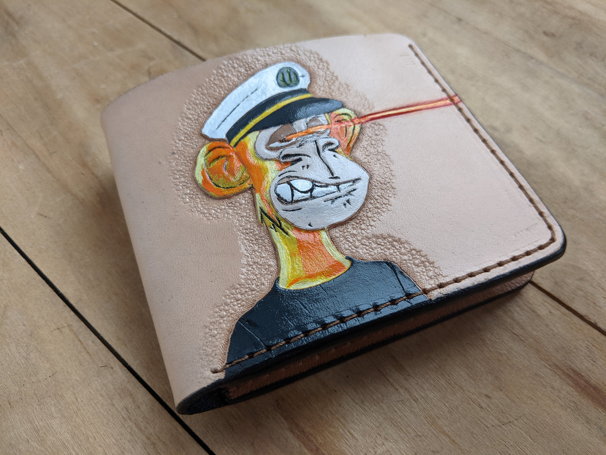 M1T2, Bored Ape Yacht Club BAYC NFT Cutom Leather Wallet
