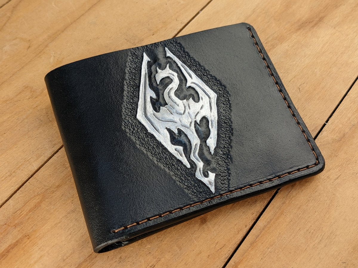 M1J29, Skyrim Elder Scrolls, Seal of Akatosh Leather Wallet